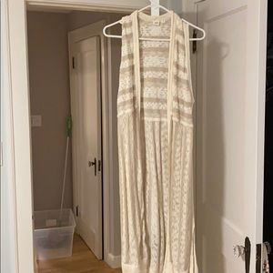 Gap sleeveless midi sweater